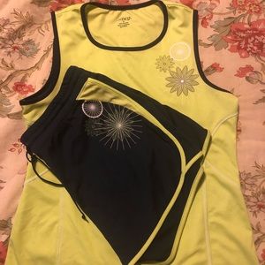 Tank with matching shorts